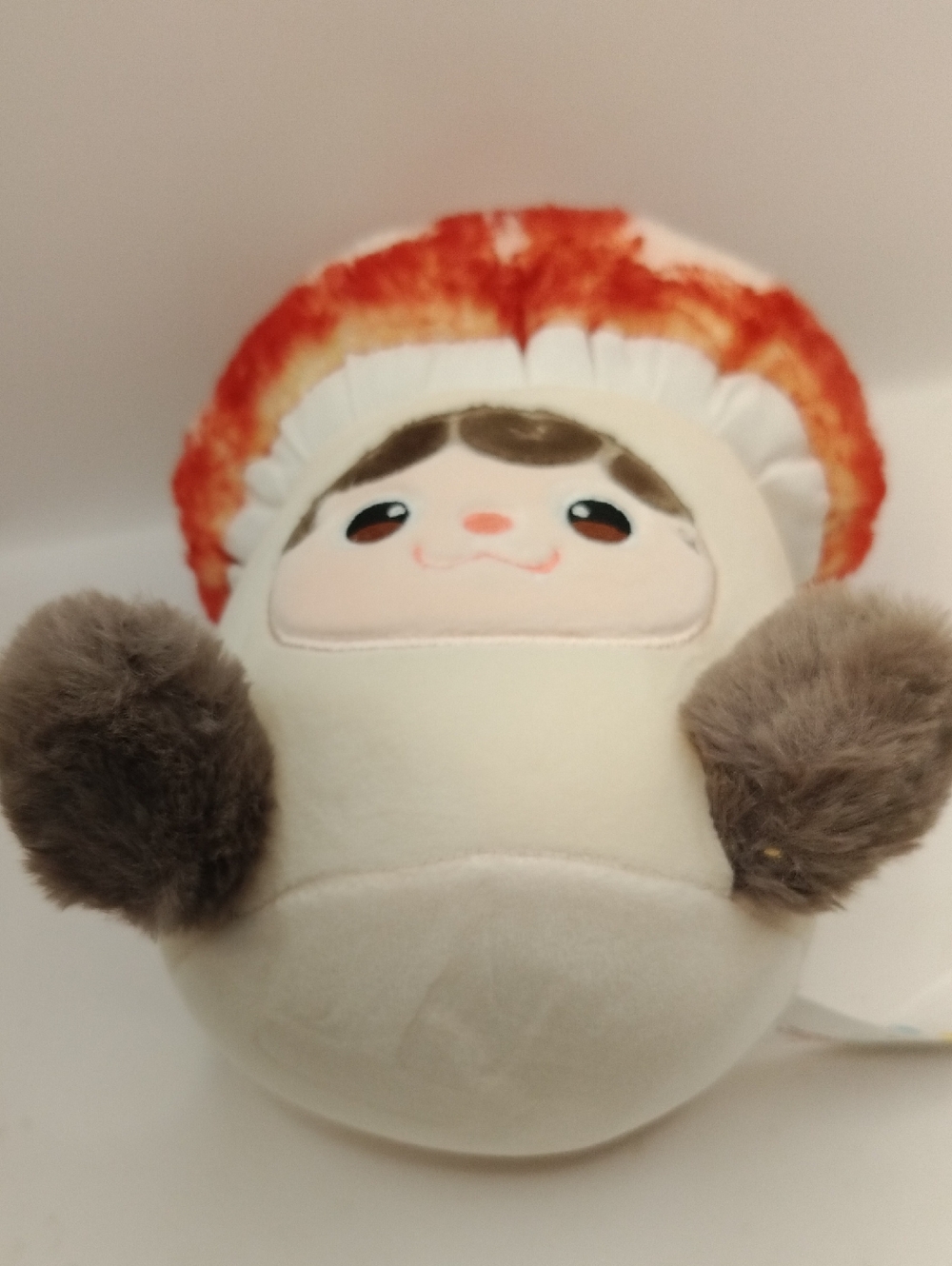 Mushymallow Red Mushroom Plush Pillow Soft Stuffed Toy, Med Size 8" *Box Damage* - Picture 5 of 16